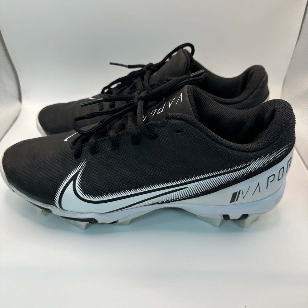 Nike Vapor Edge Shark Football Cleats CD0074-001 Black/White - Picture 3 of 8